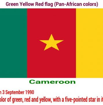 cameroon-green-yellow-red-flag-pan-african color