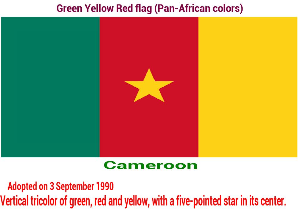 cameroon-green-yellow-red-flag-pan-african color