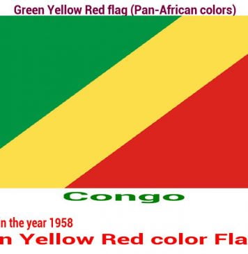 congo-green-yellow-red-flag-pan-african color