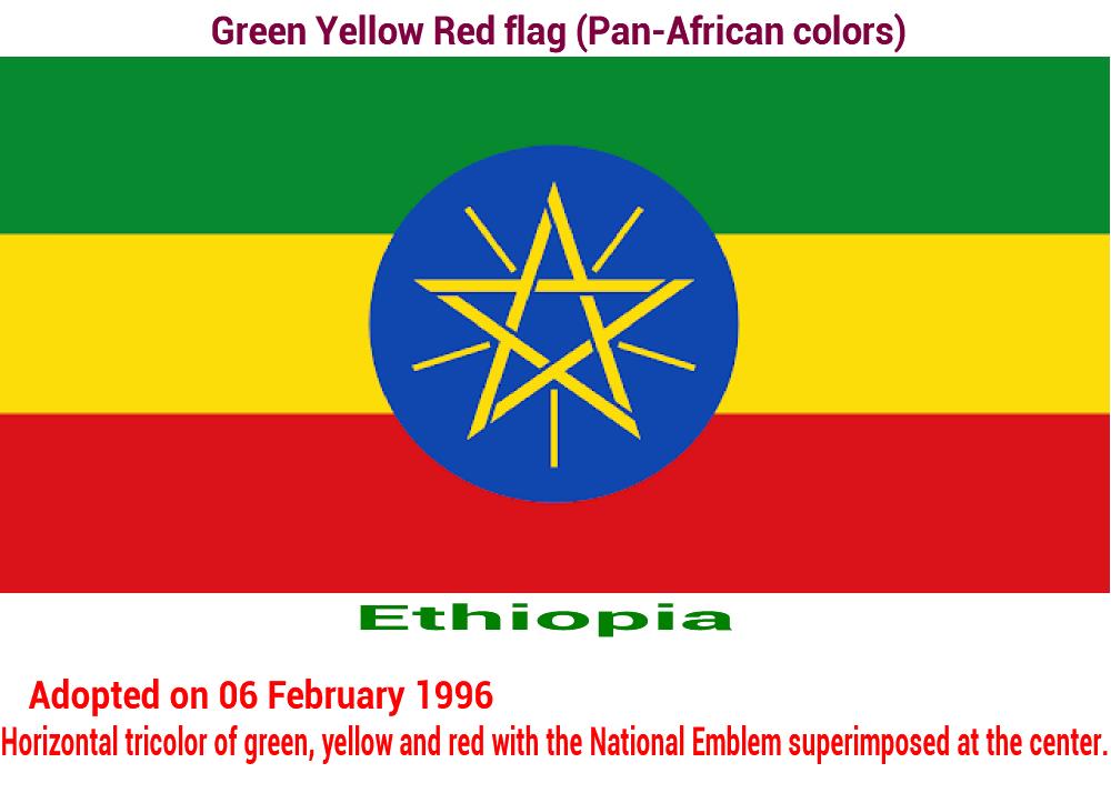 ethiopia-green-yellow-red-flag-pan-african color