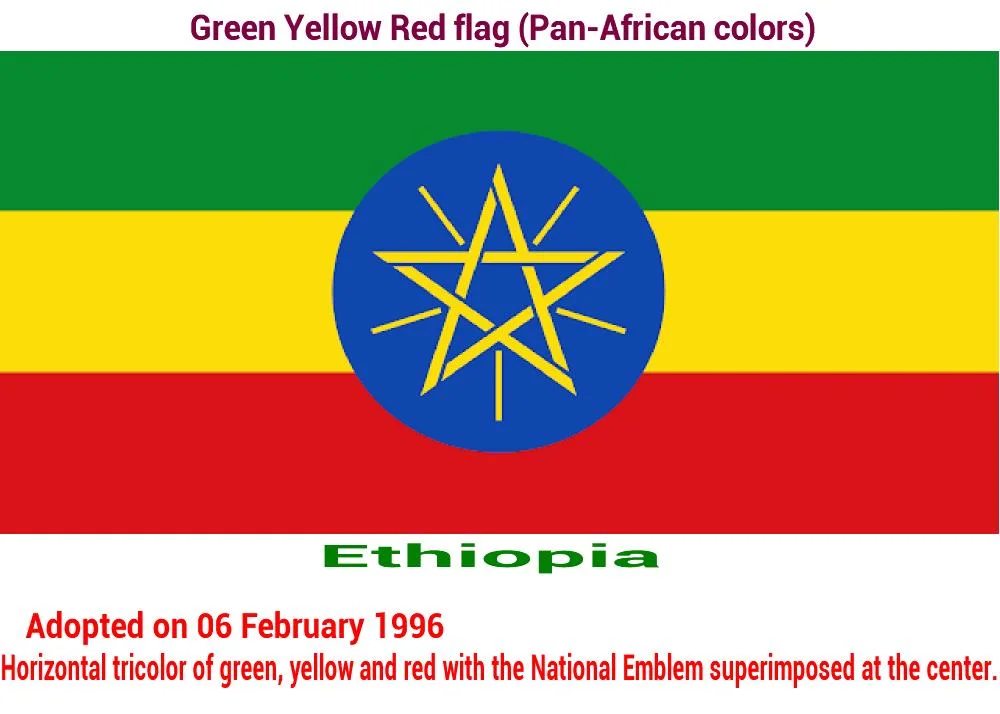 ethiopia-green-yellow-red-flag-pan-african color
