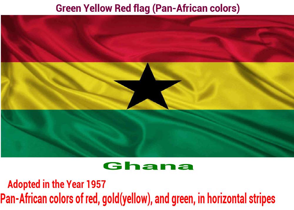 ghana-green-yellow-red-flag-pan-african color