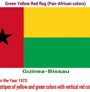 guinea-bissau-green-yellow-red-flag-pan-african color