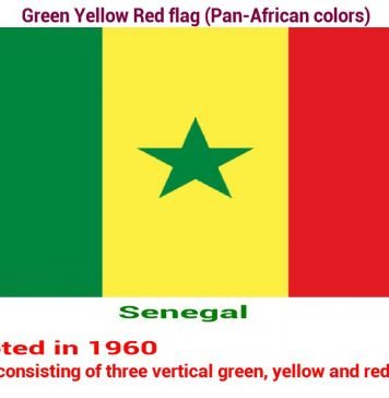 senegal-green-yellow-red-flag-pan-african color