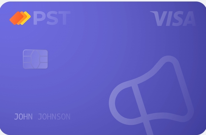 PSTNET virtual card with cash back