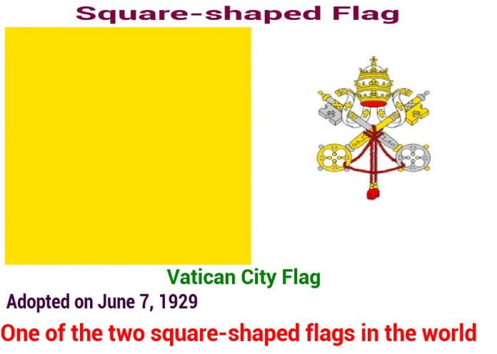 3 Countries with Non-rectangular and Square-shaped Flag - Emdamakina