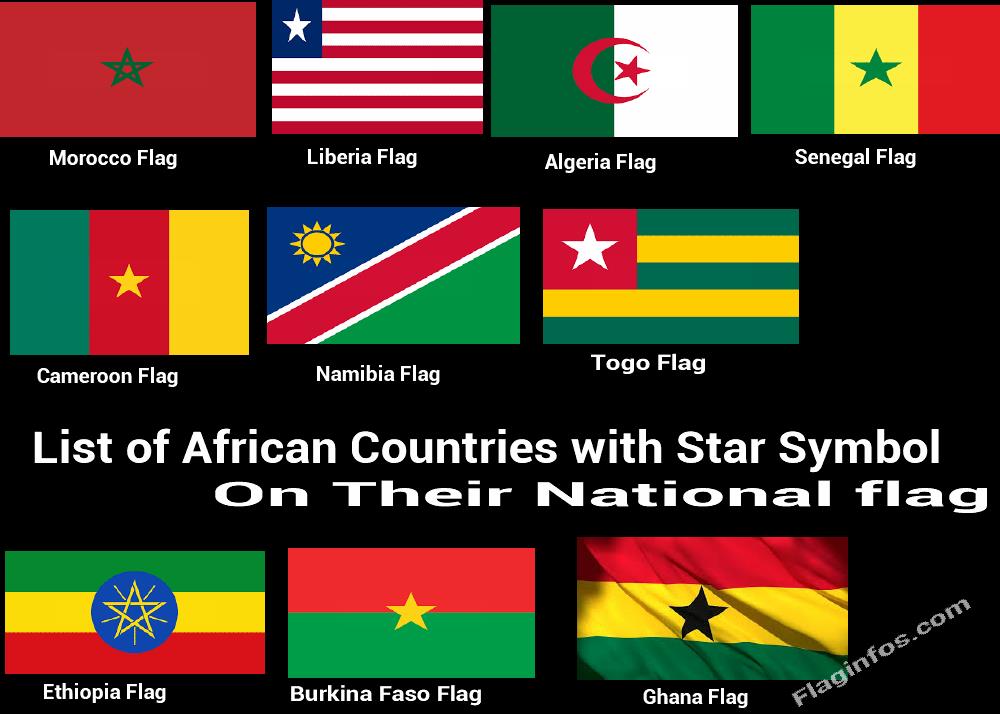 African Countries with Star Symbol On Their National flag