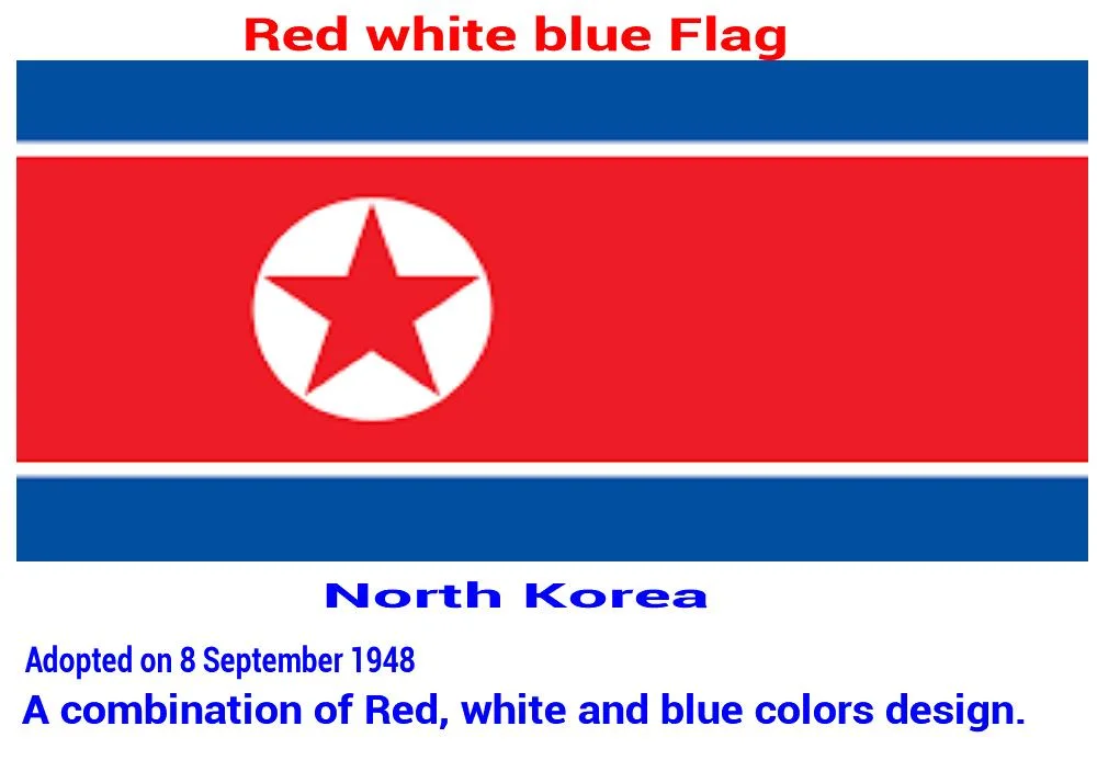 north-korea-red-white-blue-flag