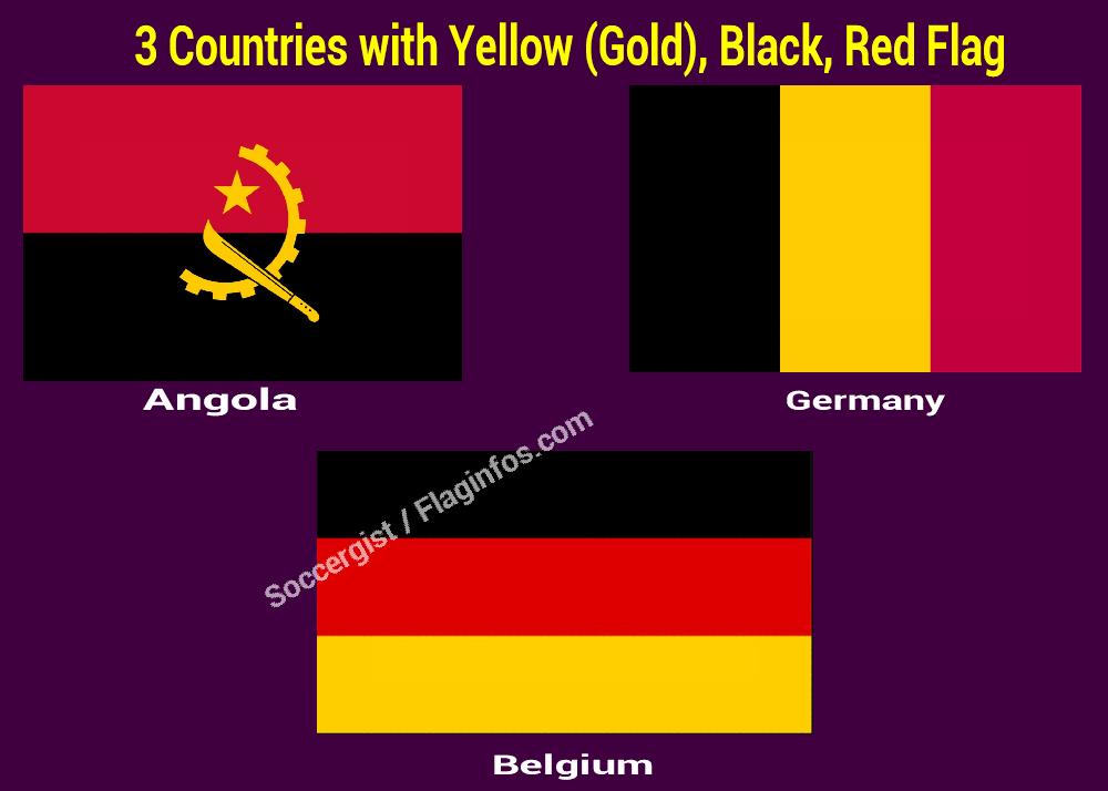 country with Yellow, black, red flag