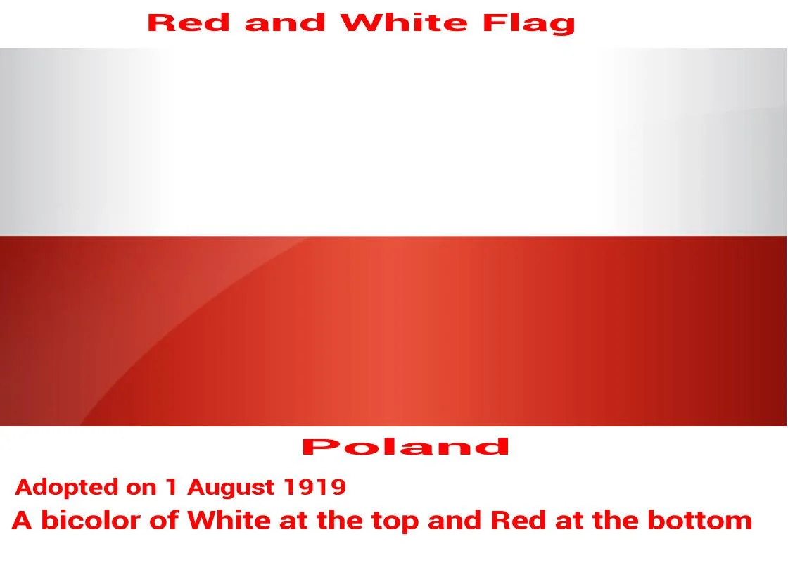 drapeau polonais-blanc-rouge