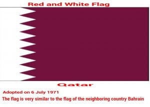qatar-white-maroon-red-nine-triangle-flag