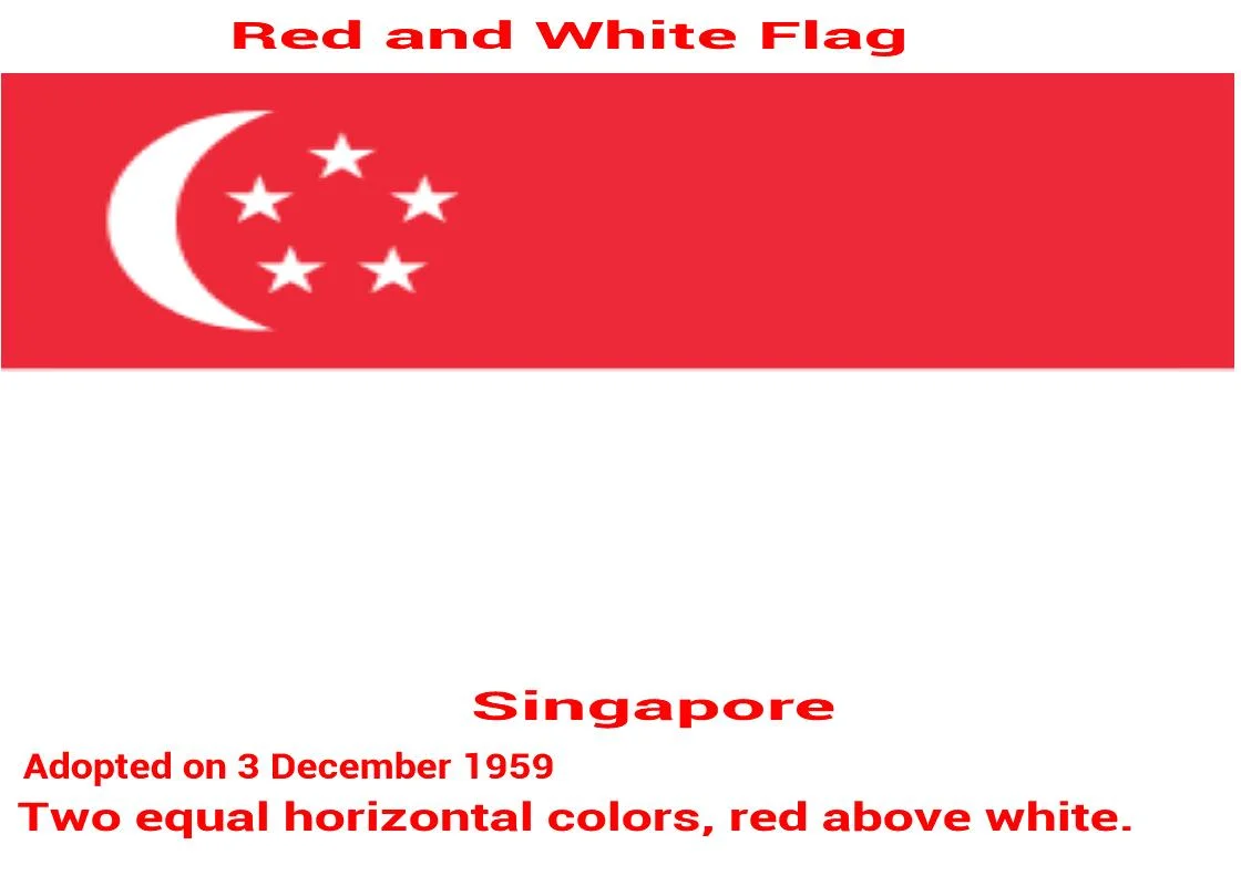 singapore-rouge-blanc-croissant-drapeau de lune
