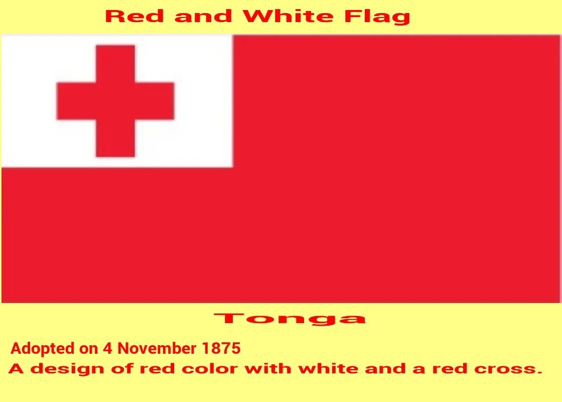 tonga-rouge-blanc-rouge-croix-drapeau