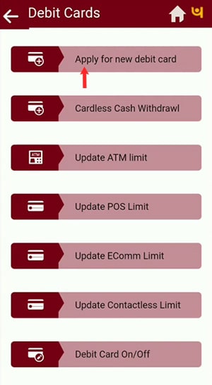 Apply-for-new-debit-card-pnb-bank