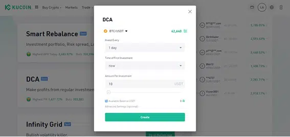 DCA-bot-trading-kucoin-configuration