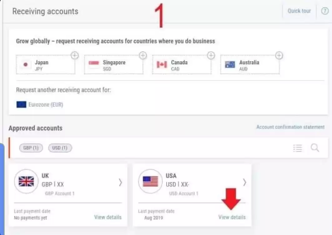 créer un compte bancaire fédéral de la communauté payoneer-1